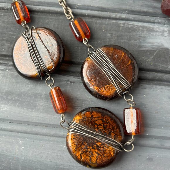 Lot of Brown Necklaces - Picture 3 of 9